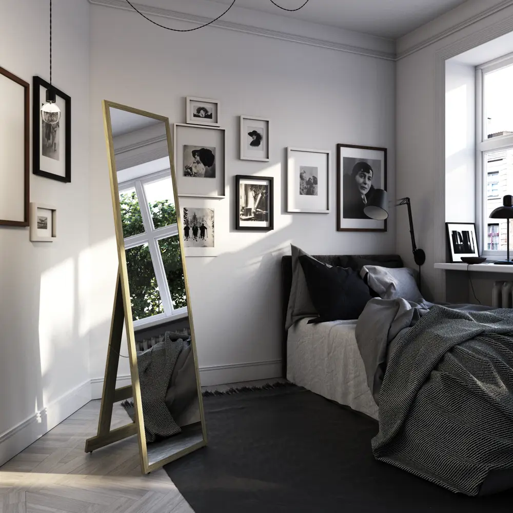 Зеркало напольное INSPIRE Альпы с влагостойкой рамой 40x160 см 85283133 STLM-0060818