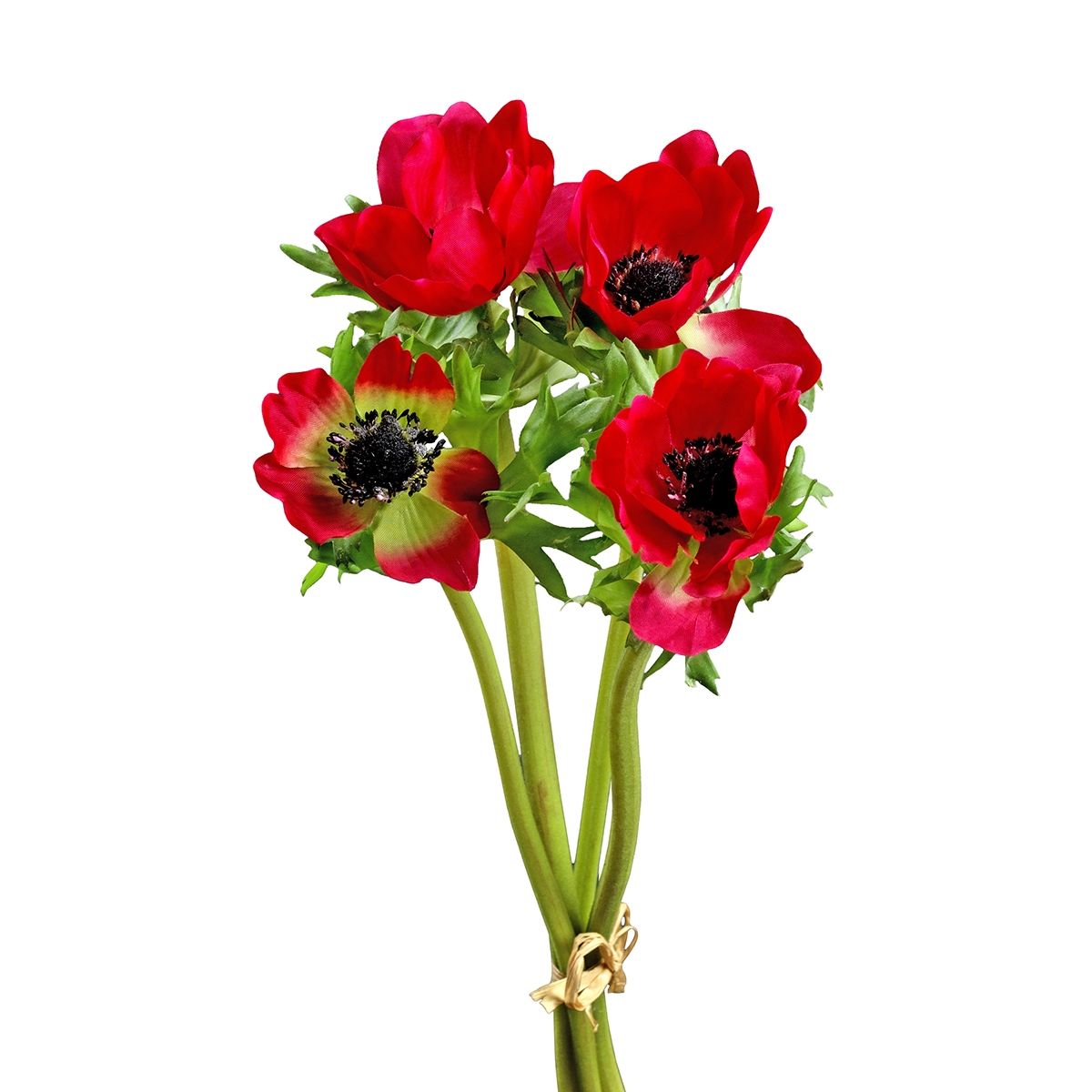 210049-30 ABHIKA ПУЧКА АНЕМОНОВ X4 ORANGE  - Вид №1