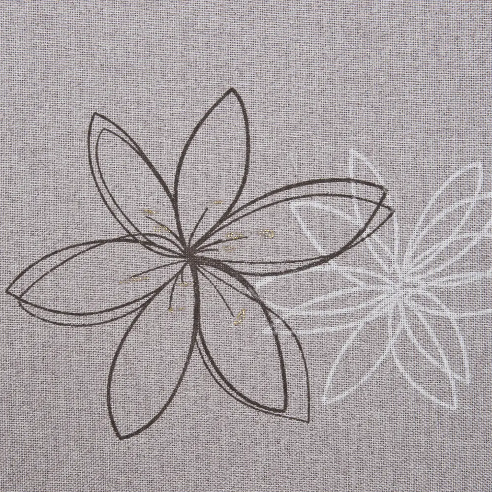 Ткань «Цветы» 1 п/м 280 см лён цвет серо-бежевый ТОРГОВЫЙ ДОМ ТЕКСТИЛЬ STLM-2196113 - Вид №2