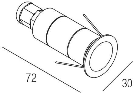 Flexalighting Светодиодный точечный светильник на потолок sun-id-1346853 - Вид №2
