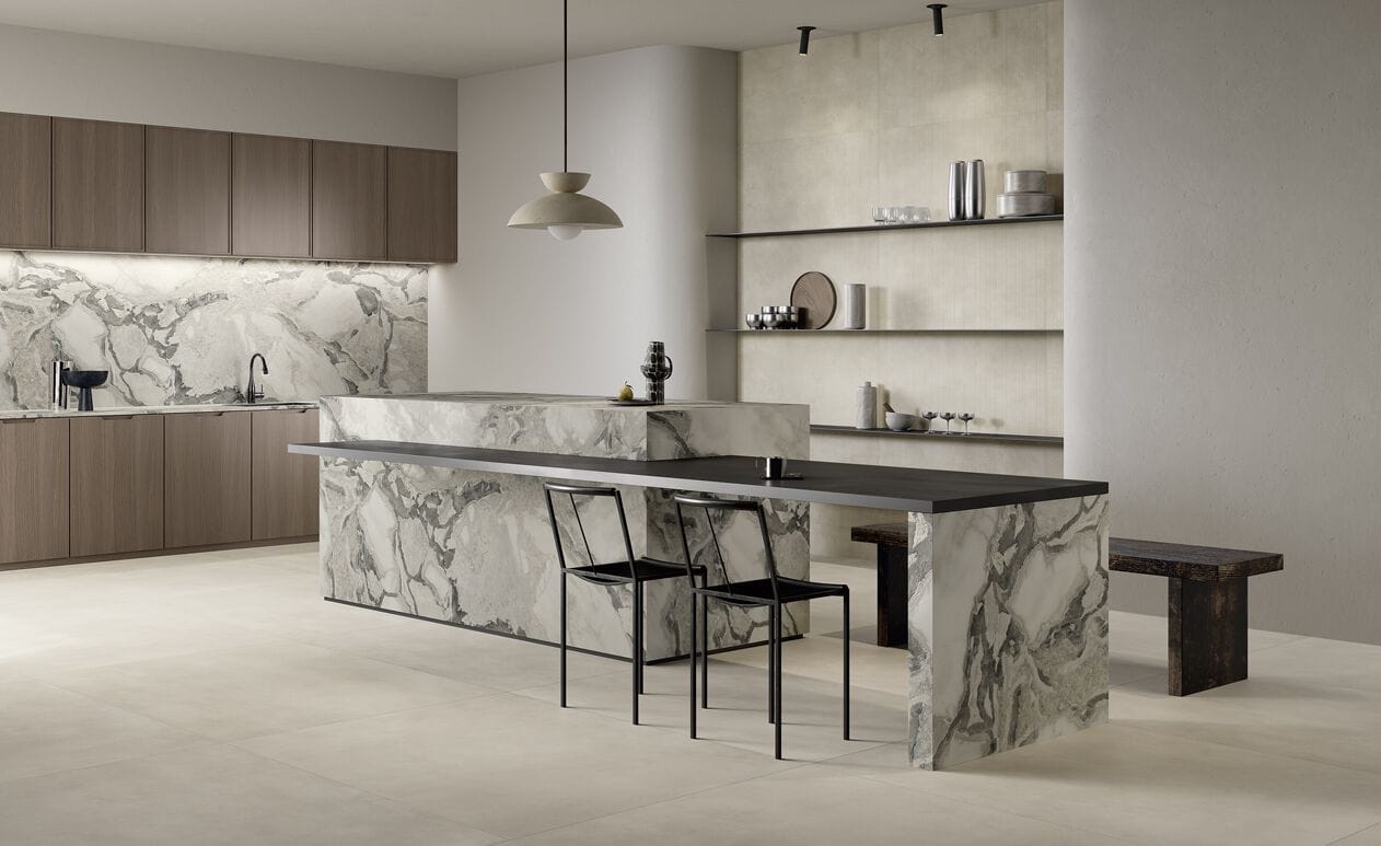 Столешница из керамогранита с мраморным эффектом CERAMICA FONDOVALLE MYTOP ARCH-00132032 - Вид №1