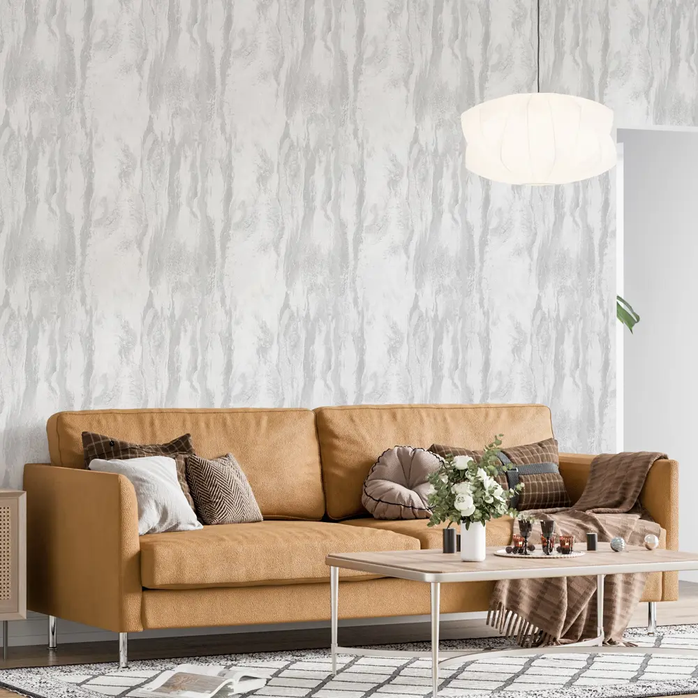 Флизелиновые обои KREAFORTA Neagara New в серых тонах для стильного интерьера 89385397 STLM-1527723 - Вид №3