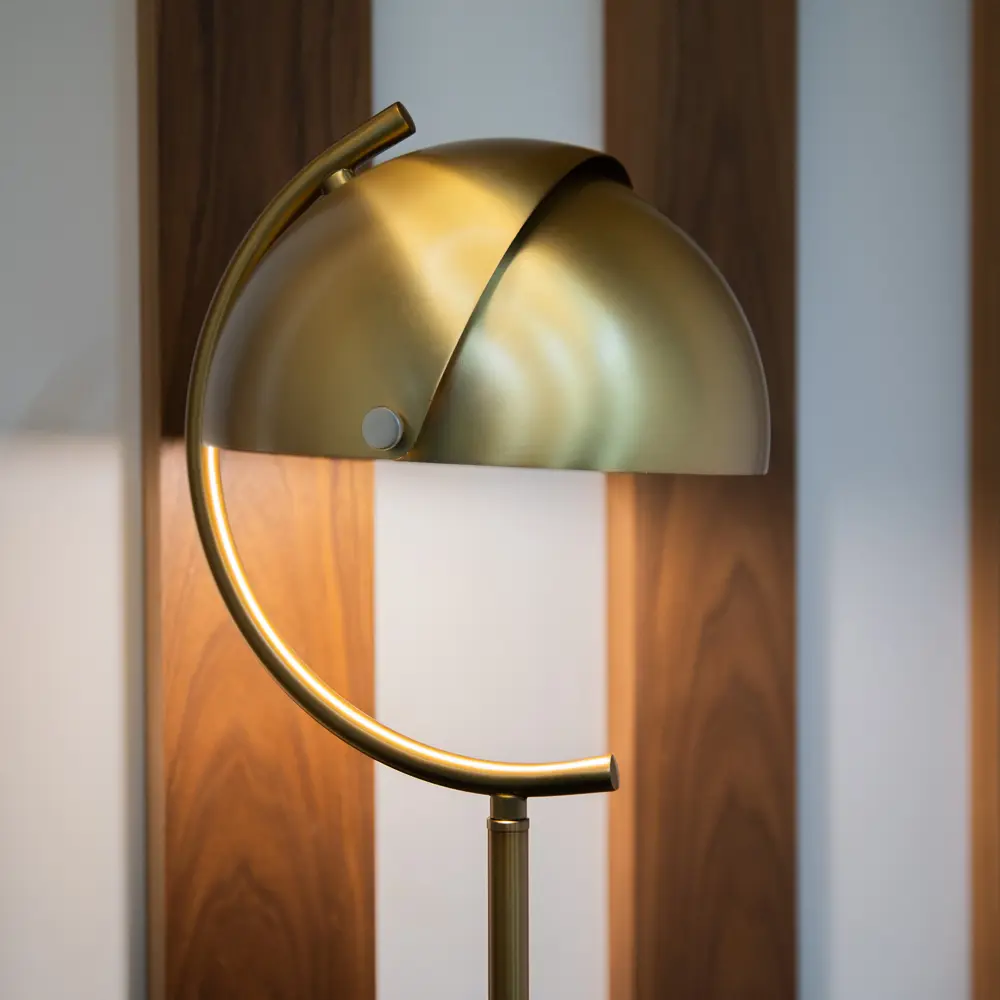 Торшер Camelion Sunny в бронзовом исполнении с металлическим плафоном 89413698 STLM-1576647 - Вид №2