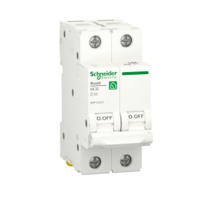 R9F12210 Автоматический выключатель 2P 10А (C) 6кА Schneider Electric Resi9
