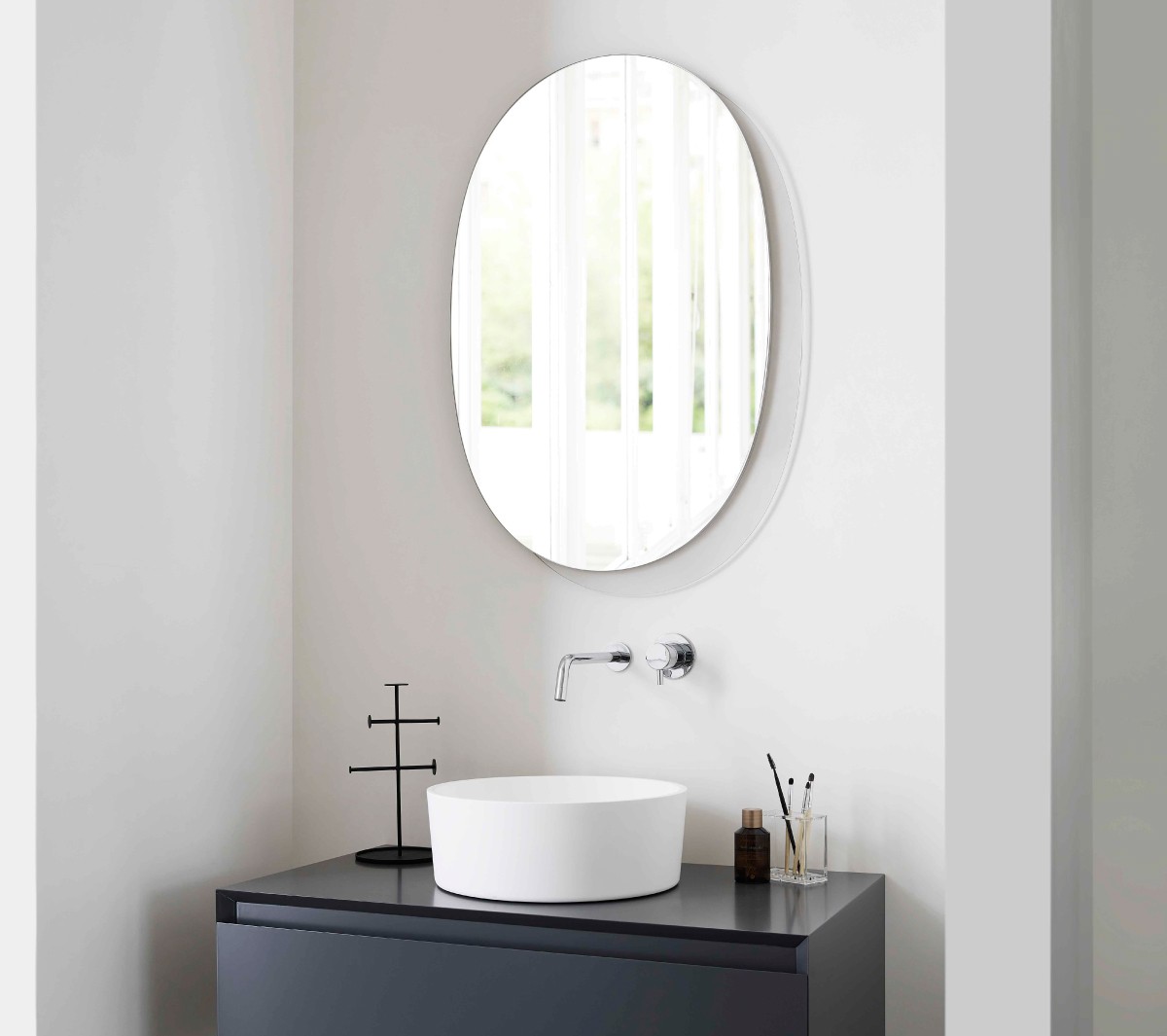 Ex.T Plateau L Настенное зеркало EXSPLPLAT/GREY - Вид №1