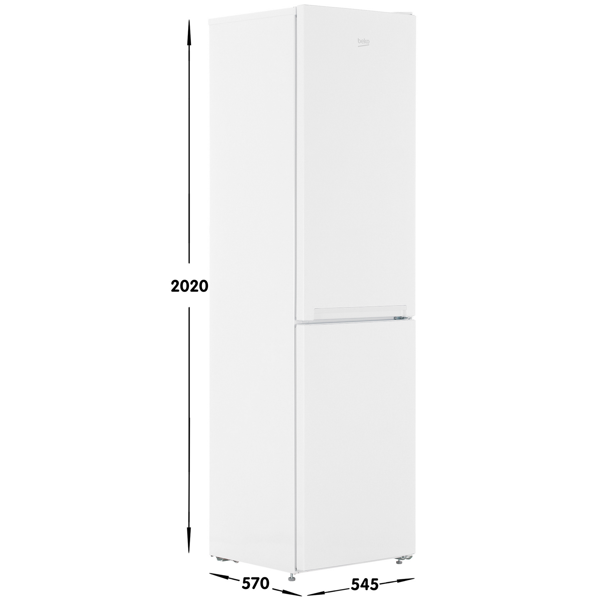 1106055 Холодильник с морозильником   Beko RCSK335M20W белый STDN-0122047 - Вид №6