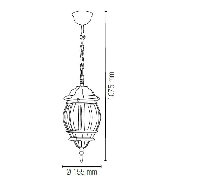 Литье под давлением алюминиевый открытый подвесной светильник Fan Europe Lighting INTEC ARCH-00043653 - Вид №2