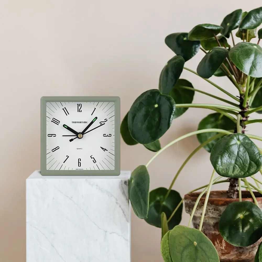 Будильник матовый d9.5 см цвет хаки TROYKATIME NEW SCANDI STLM-2144666 - Вид №5