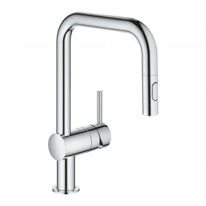 Смеситель для кухни GROHE Minta с выдвижным изливом, хром (32322002)