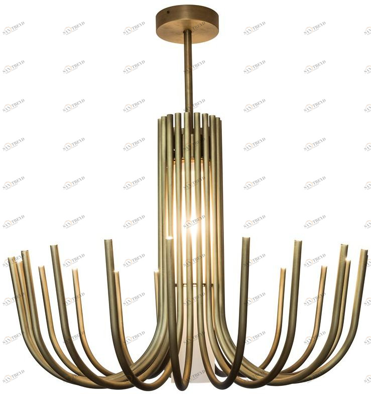 Contardi Светодиодная металлическая люстра Stardust sun-id-1364871