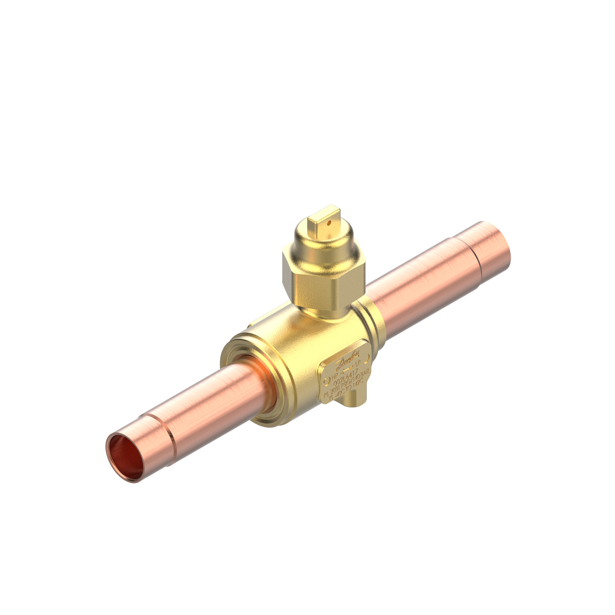 Danfoss GBCT — Запорные шаровые краны для CO2 140 бар GBCT 16s Кран шаровый 009L6586  - Вид №6