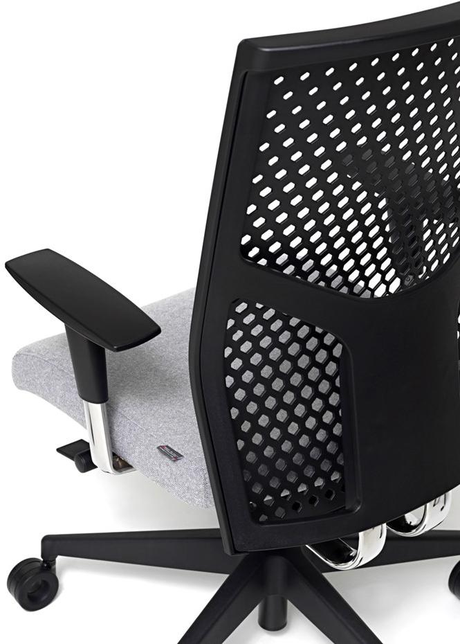 Diemme Офисный стул из полипропилена с 5 спицами и подлокотниками Fit sun-id-1372519 - Вид №4