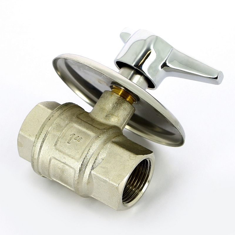 Кран шаровой ВВ под штукатурку маховик ITAP 1" 1381 - Вид №1