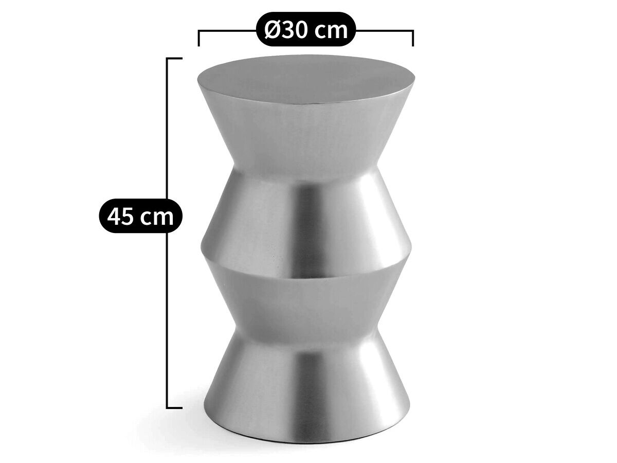 Круглый алюминиевый журнальный столик AMPM CALENDES ARCH-00152759 - Вид №5