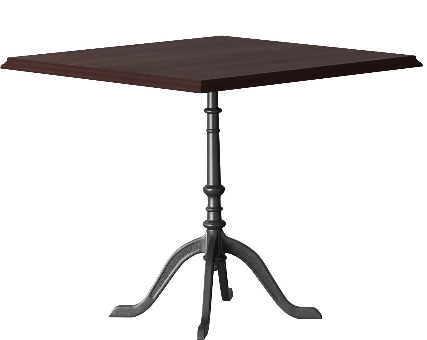 Квадратный стол из массива дерева со спицами horgenglarus GLORIA ARCH-00120274 - Вид №9