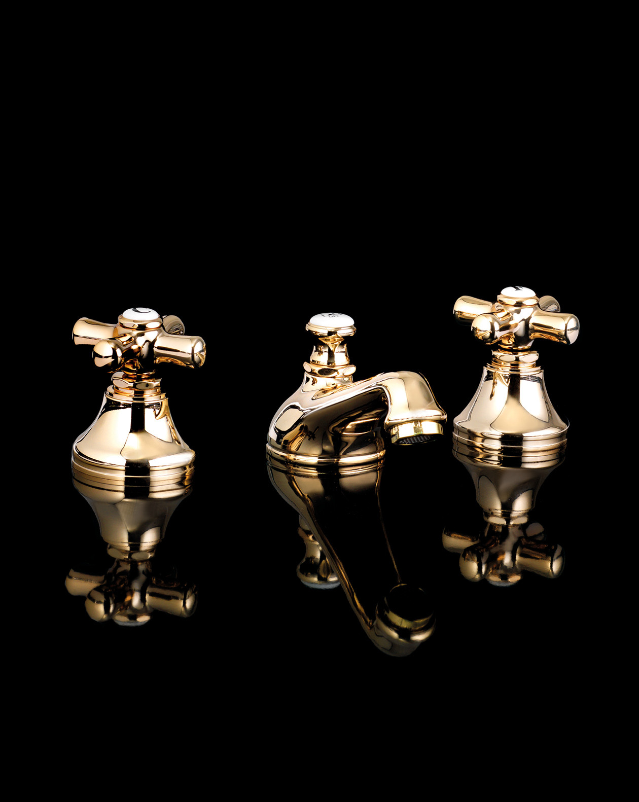 UTCI100 Кран для раковины City на 3 отверстия Devon&Devon  - Вид №1