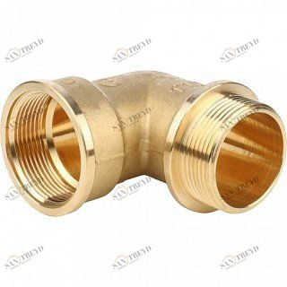 Угольник ВН с упором 1 1/2" латунь STOUT SFT0015000112