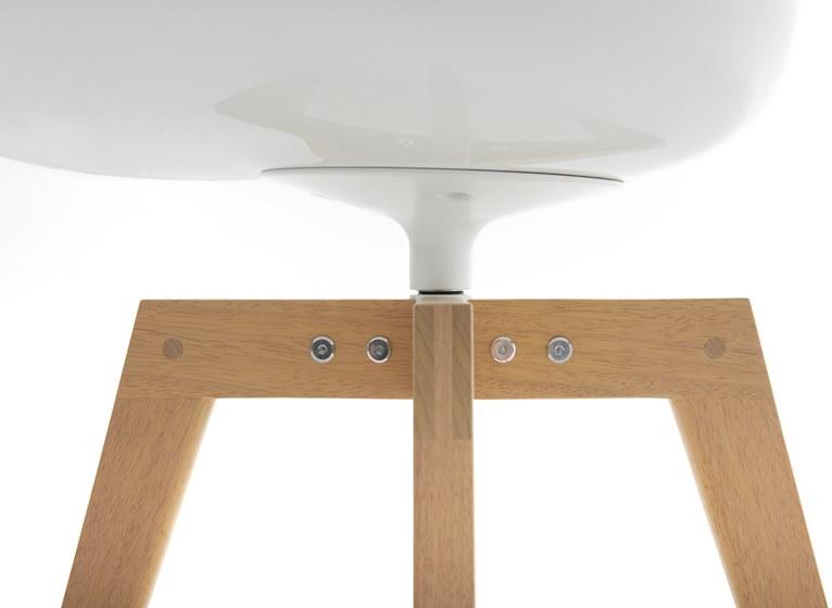 MDF Italia Вращающийся садовый стул на жердочке из поликарбоната Flow sun-id-1416593 - Вид №6