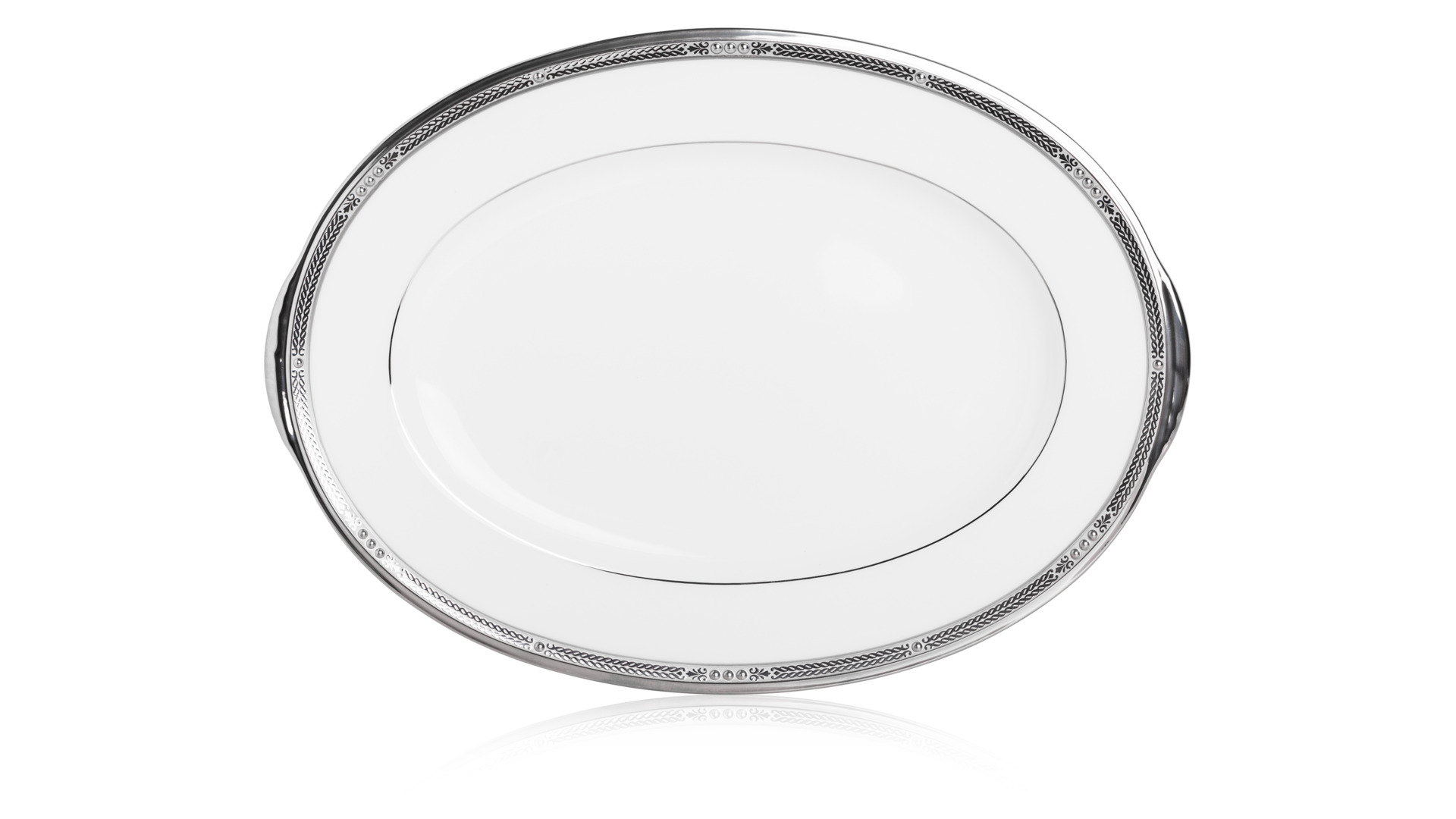 10654836 Noritake Сервиз столовый Noritake "Чатлайн, платиновый кант" 6/27 Фарфор костяной  - Вид №3