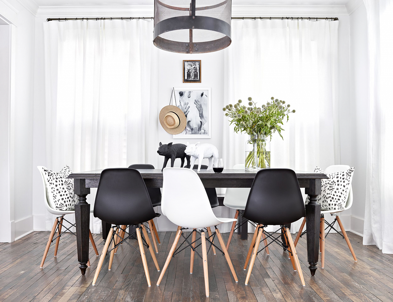 Стул Классический DSW черный (eames style) TASHOTI ДИЗАЙНЕРСКИЕ, EAMES STYLE 010061 Черный  - Вид №1