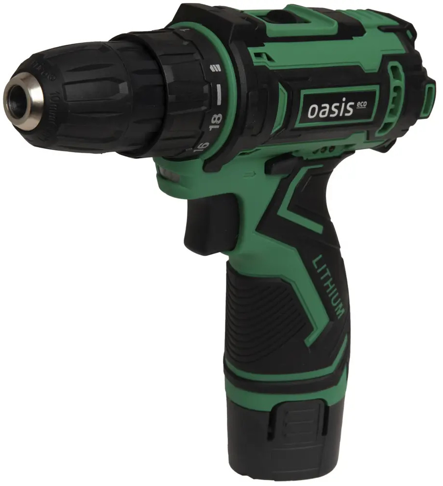 Аккумуляторный шуруповерт Oasis Eco ASB-12S с двойной батареей 89372824