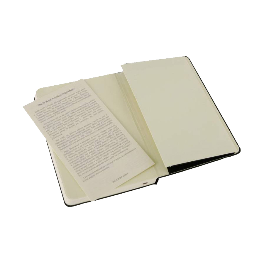 Блокнот Moleskine CLASSIC POCKET 90x140мм 192стр. линейка твердая обложка фиксирующая резинка черный 385015 - Вид №3