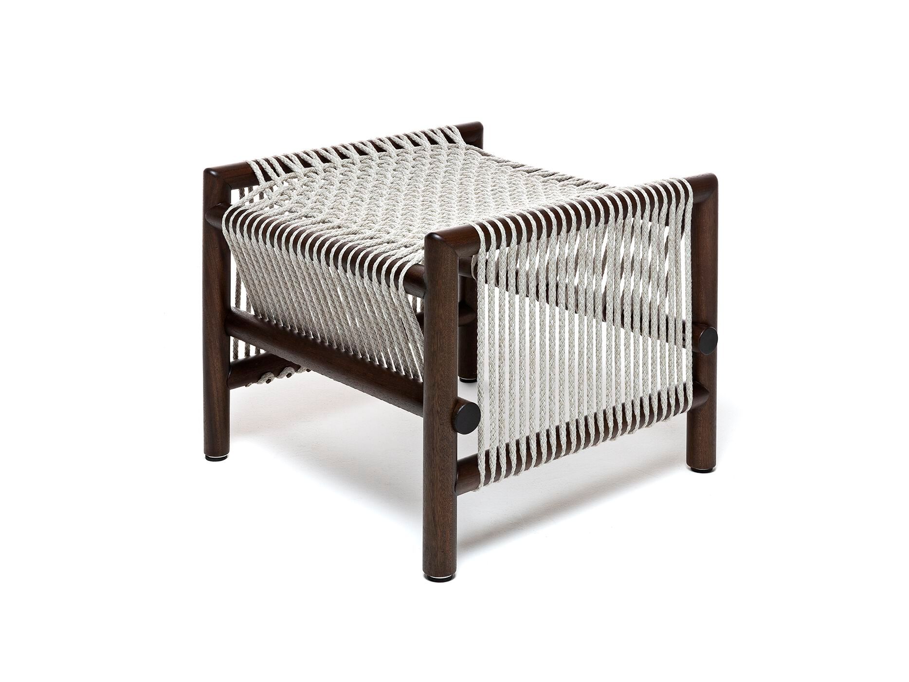 Садовая подставка для ног из веревки и красного дерева Exteta джунгли ARCH-00072561