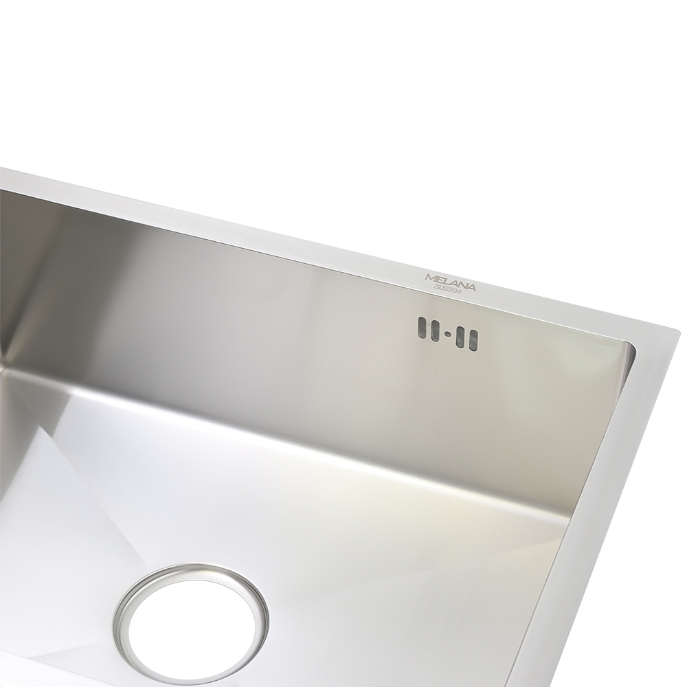 Мойка H5844 MELANA ProfLine 3,0/200 САТИН врезная прямоугольная с коландером H5844 H5844 сатин - Вид №8