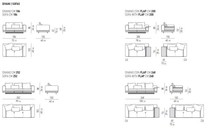Minotti Секционный кожаный диван Connery sun-id-1360756 - Вид №27
