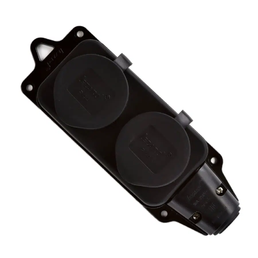 Розетка силовая черный LEZARD 106-0400-0110 - Вид №5