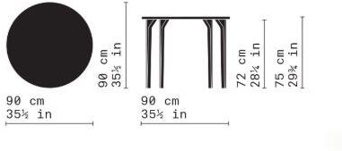 Very Wood Круглый деревянный стол Simple sun-id-1362940 - Вид №5