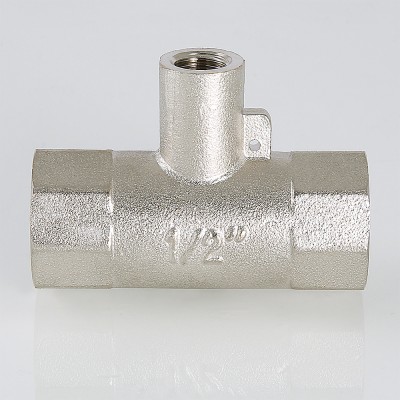 VTr.250.N.0005 Тройник для подключения датчика температуры Valtec 3/4" х M10 х 3/4"  - Вид №4