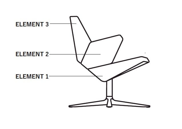 Спицевое кресло с подлокотниками prostoria Trifidae ARCH-00133976 - Вид №7