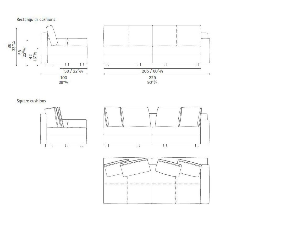 Кожаный модульный угловой диван Poltrona Frau коллекция - диваны и кресла ARCH-00060847 - Вид №30