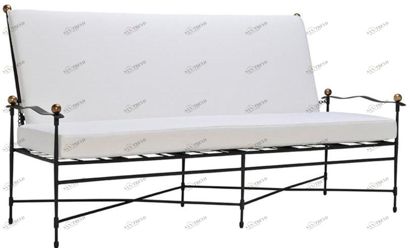 JANUS et Cie 3-местный раскладывающийся садовый диван из нержавеющей стали Amalfi sun-id-1514592