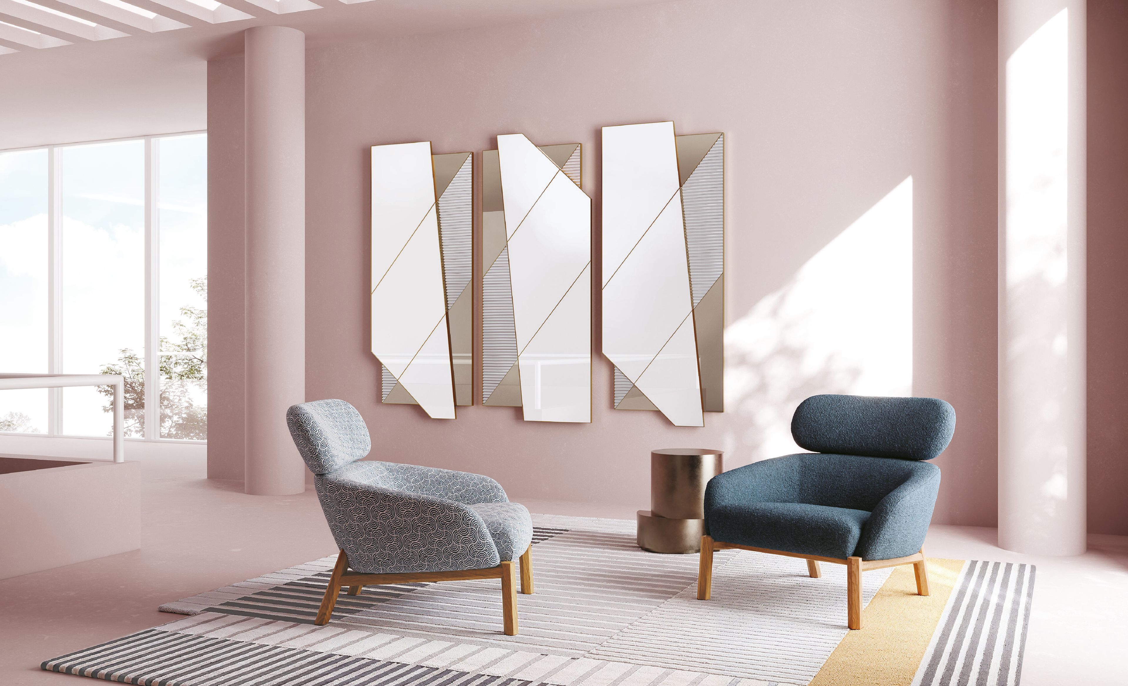 Полосатый ковер ручной работы Casamilano CROSS ARCH-00049261 - Вид №5