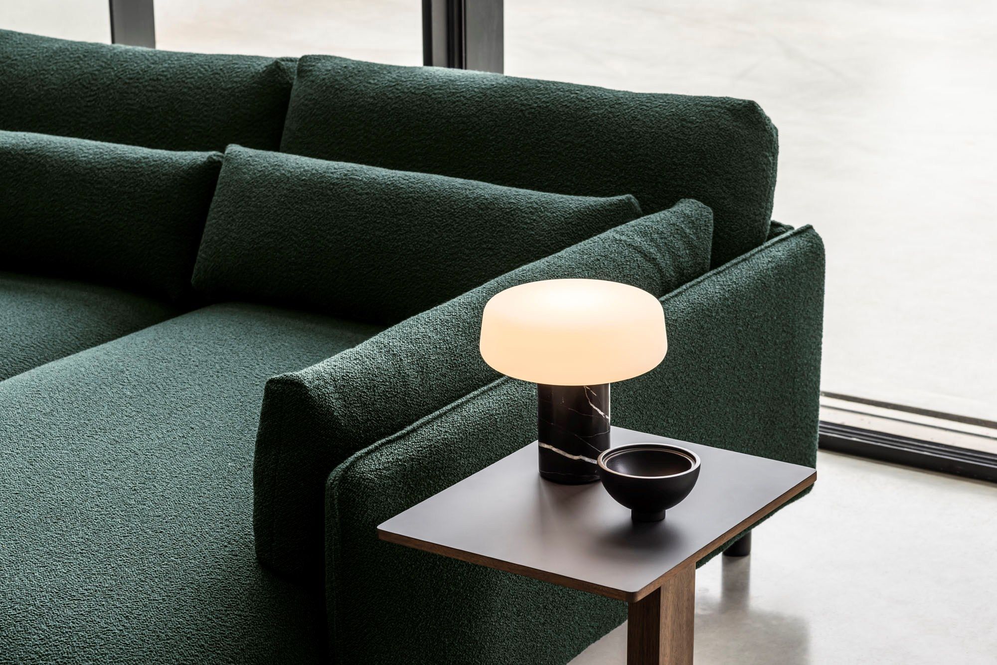 Черная мраморная светодиодная настольная лампа Marquina Case SOLID ARCH-00096833 - Вид №10