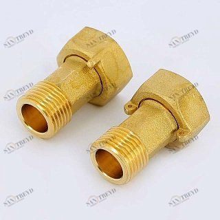 Сгон для водосчётчика пломбируемый 1"1/2х1"1/4 (комплект 2 шт) TIEMME 1500094