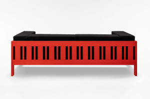 3-местный тканевый линейный диван