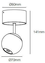 BENEITO FAURE Регулируемый светодиодный потолочный светильник из алюминия Bora sun-id-1465868 - Вид №5