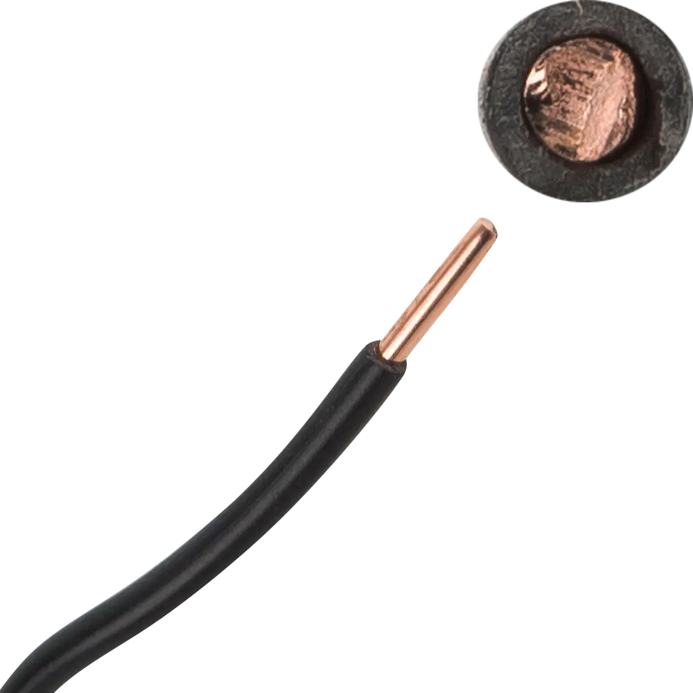 Провод Electraline ПУВ 1x4 на отрез ГОСТ цвет черный 82532351 STLM-2132479  - Вид №2