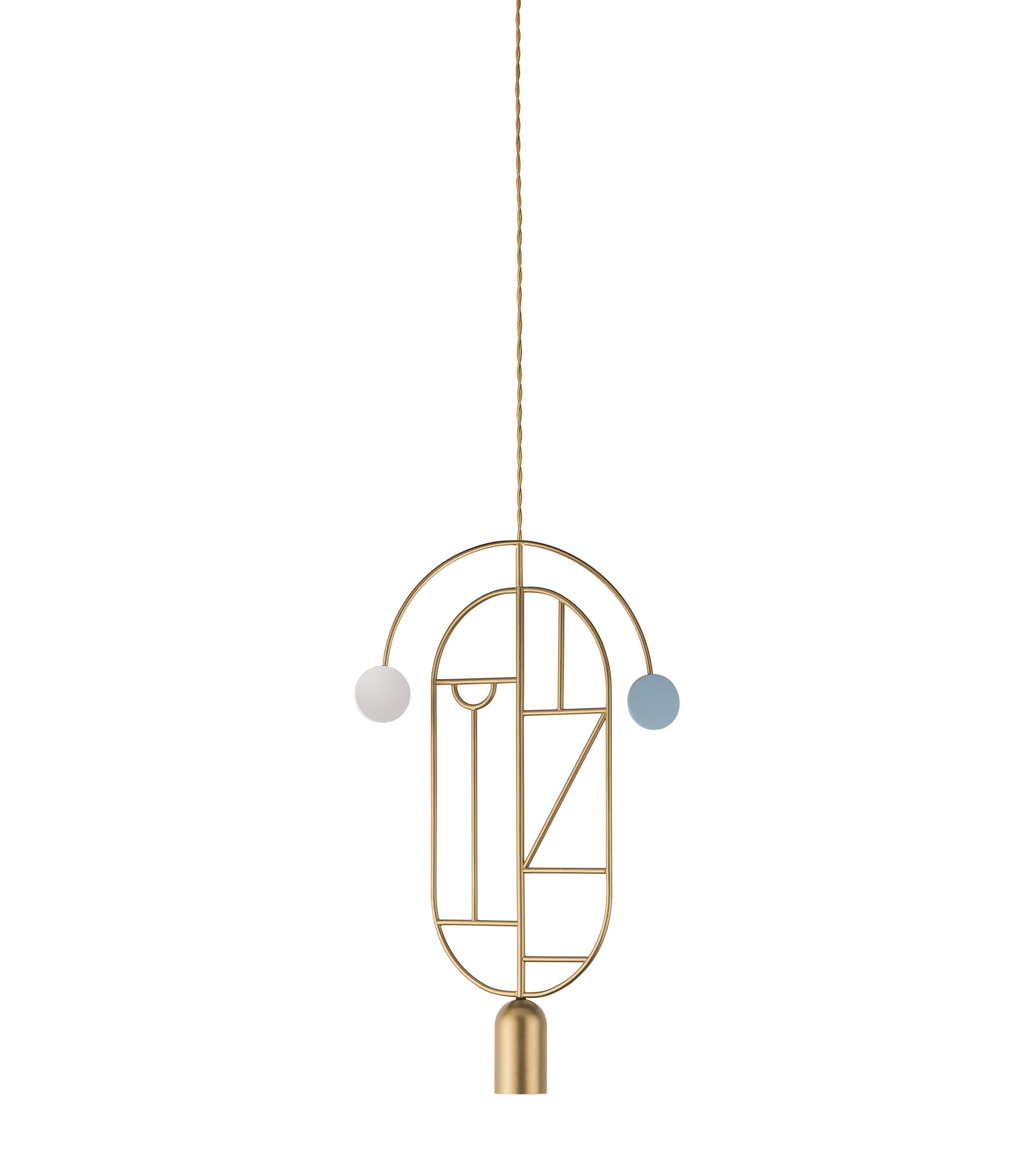 Металлический светодиодный подвесной светильник с регулируемой яркостью NOMON WOODEN DOTS ARCH-00069833 - Вид №43