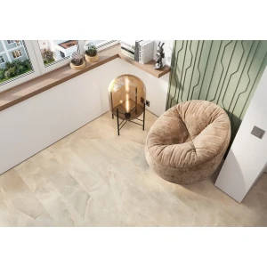 Глазурованный керамогранит Alma Ceramica Seline 40 20x90 см 1.62 м² матовый цвет бежевый