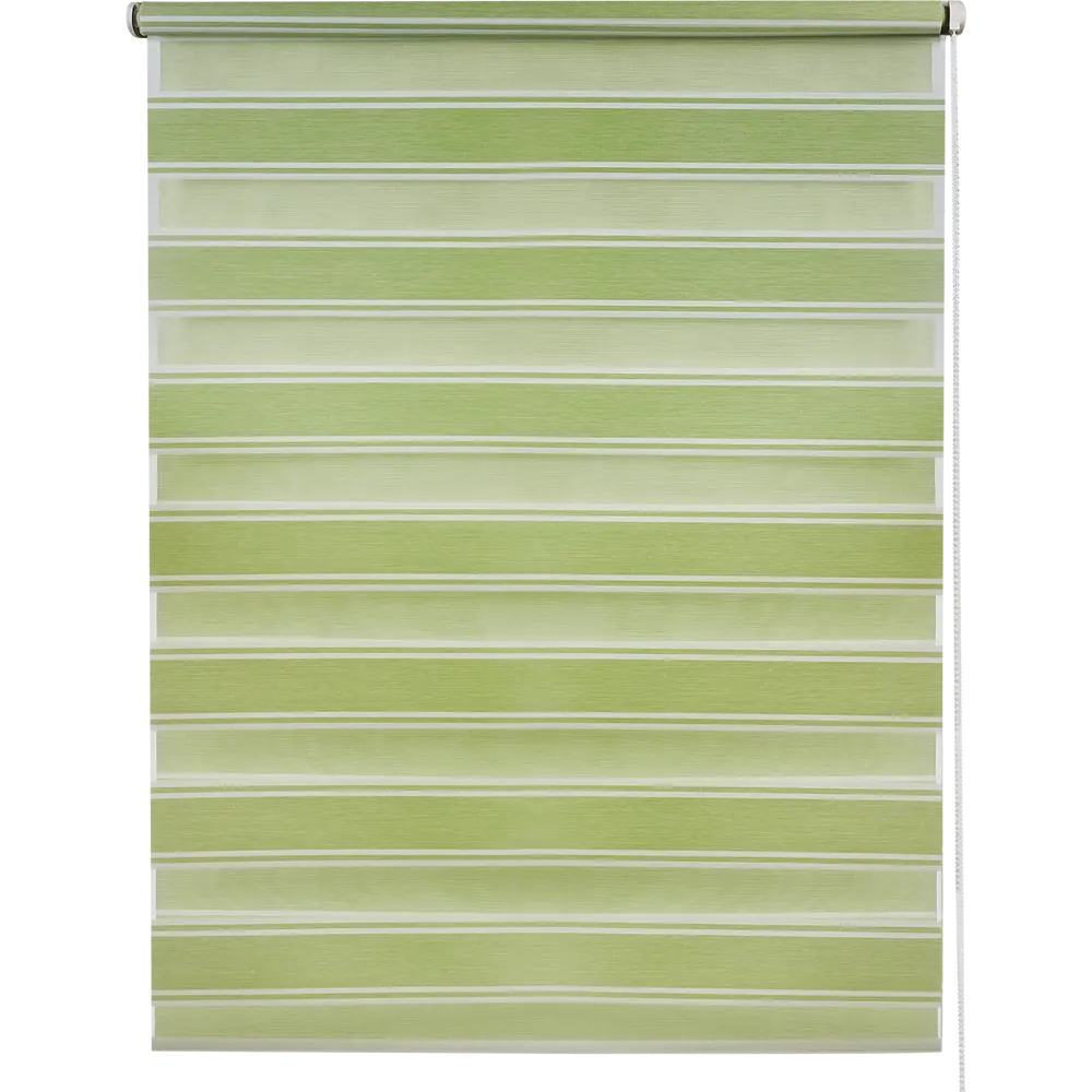 Штора рулонная день-ночь Дэли 60x160 см салатовая MIAMOZA STLM-2125719 - Вид №1