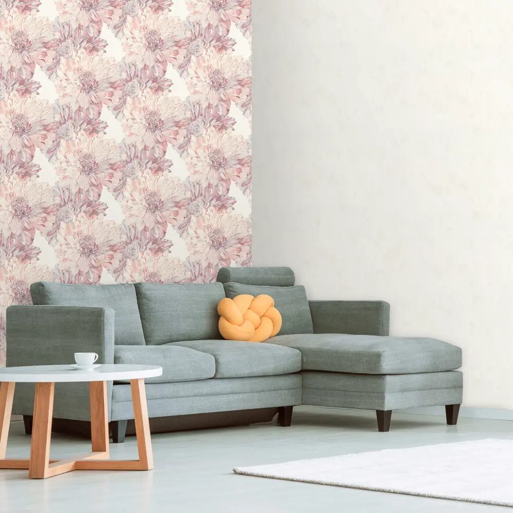 EURO DECOR Stella - флизелиновые обои нежно-бежевого оттенка 89369330 STLM-0827187 - Вид №3