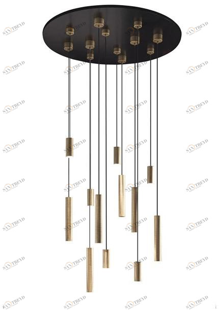 Gianfranco Ferré Home Регулируемый подвесной светильник из латуни sun-id-1512325