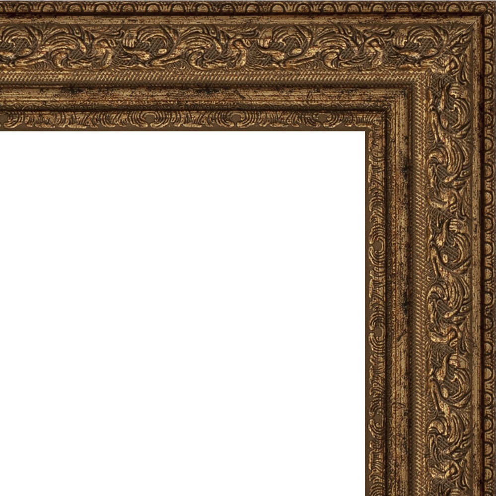 BY 3169 Зеркало в багетной раме - виньетка состаренная бронза 56 mm EVOFORM Definite - Вид №5