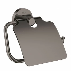 Держатель для туалетной бумаги GROHE Essentials, тёмный графит глянец (40367A01)