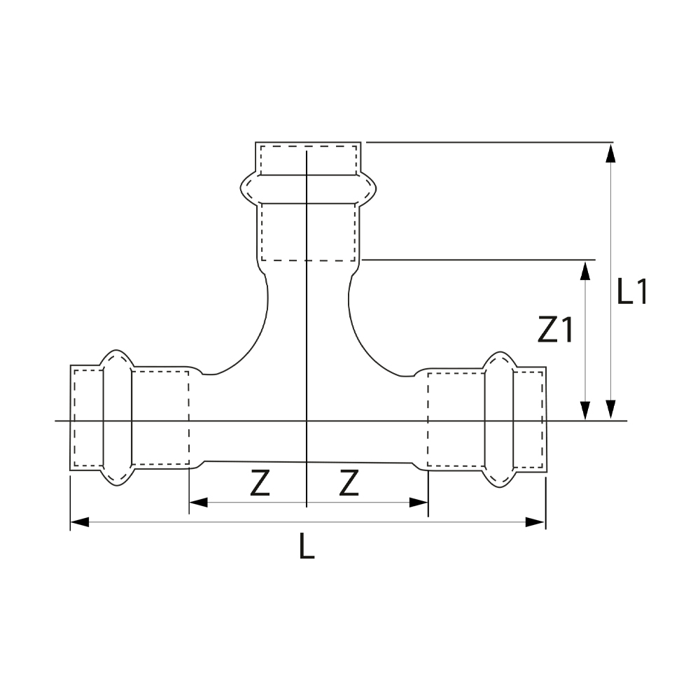 PS51300351835 Тройники Tece  - Вид №1