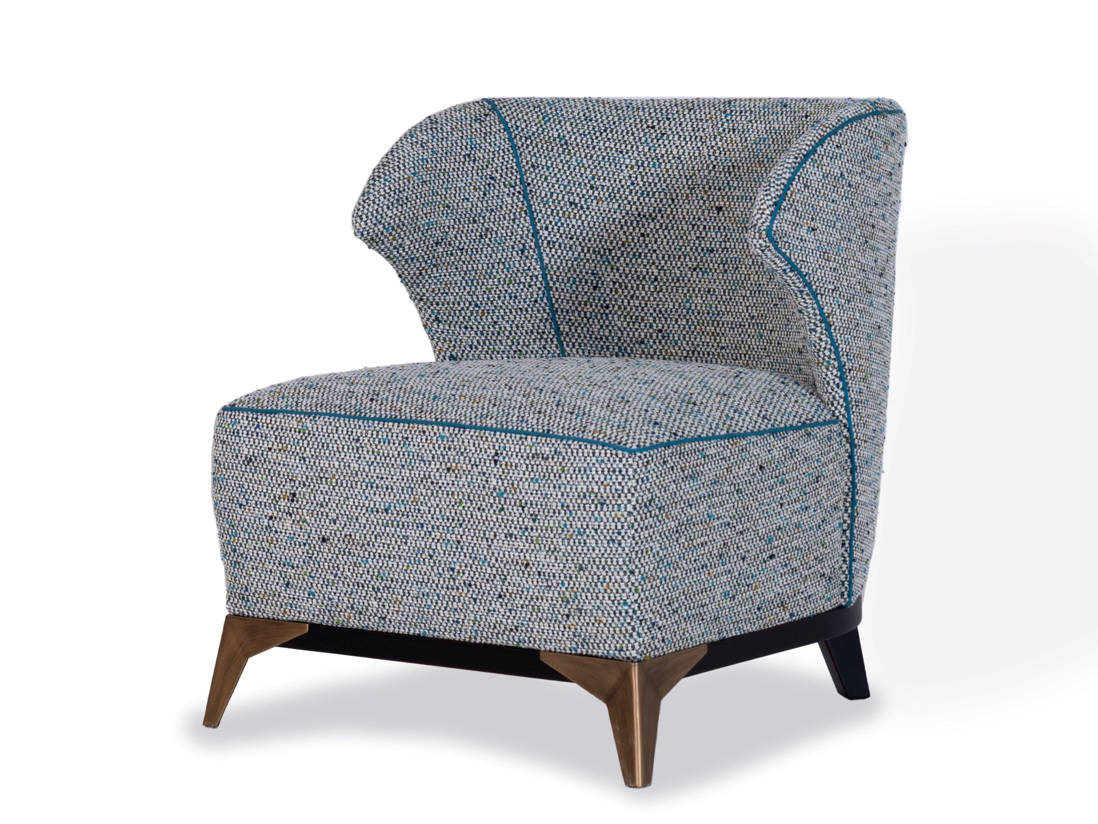 Кресло из ткани букле Mantellassi 1926 Agostina ARCH-00077420